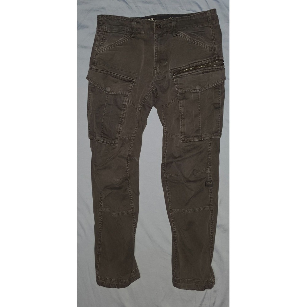 G Star Raw Trousers Mens‎ 31x28 Cargo Rovic Zip 3D Tapered Combat Army Outdoor